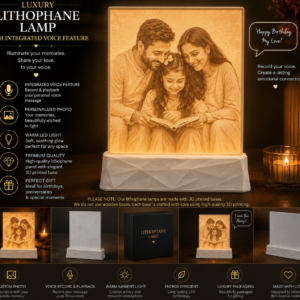 Lithophane Lamp with Voice