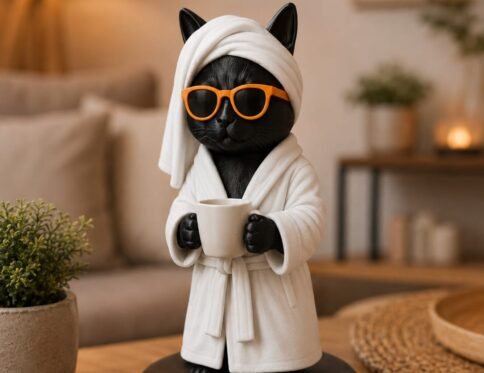 spa cat, cat lover, pet lover